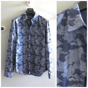 CALVIN KLEIN JEAN MEN'S BUTTON DOWN LONG SLEEVES SHIRT